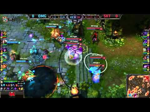 LCS Moments - SKT vs OMG - Teamfight