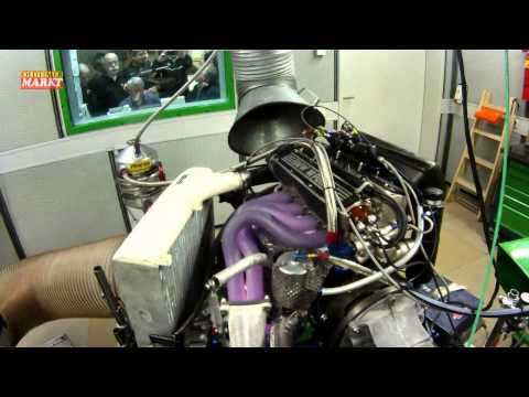 BMW Brabham BT52 Formula One 1983 -- Dyno Run with glowing headers