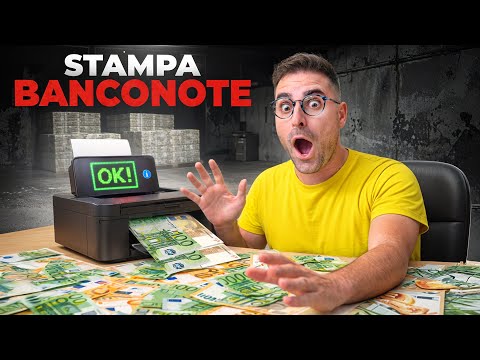 Provo a STAMPARE dei SOLDI a CASA nel 2026 (non fatelo😂)