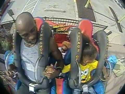 DMX rides Orlando Slingshot with his daughter and shows that he is a good father.