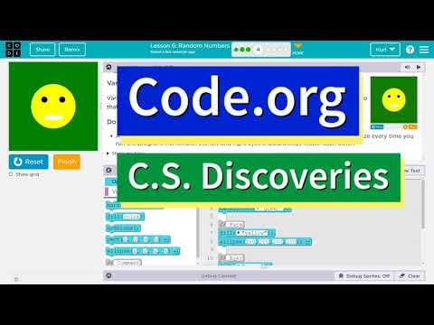 Code.org Lesson 6.4 Random Numbers | Tutorial with Answers | Unit 3 C.S. Discoveries