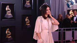 Lana Del Rey on the Red Carpet | Fashion Cam | Red Carpet | 60th GRAMMYs