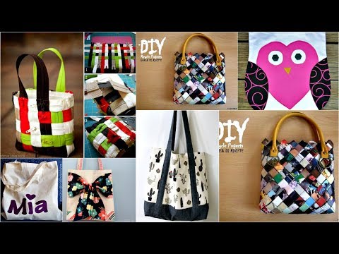 DIY Tote Bag Ideas |  25 DIY Tote Bag Design Ideas - Creative DIYs