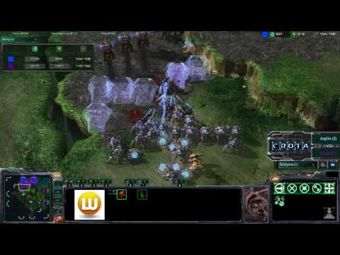 StarCraft 2 - SC197 ArgoOs vs Legal ZvP on Lost Temple Part 2