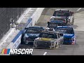 Johnny Sauter runs Hailie Deegan into the wall at Martinsville