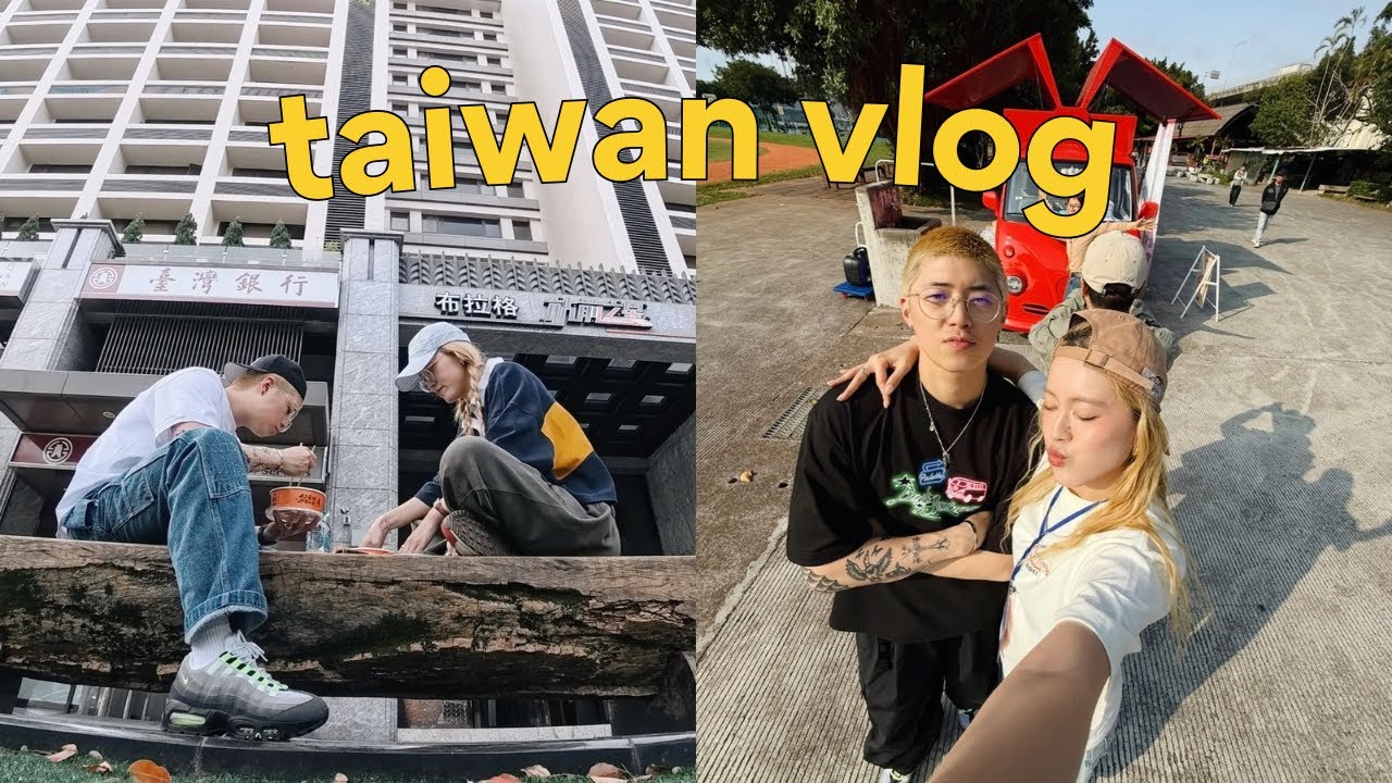 台灣vlog🇹🇼出發貨車快閃賣衣服啦🚚兩天內包超過一千件！阿基學中文拍影片幕後🤣
