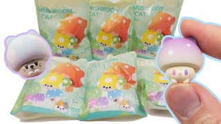 [Blind Box Time] Opening 30 Mushroom Cats in Blind Bags to get the HIDDEN RARE FLOCKED CAT