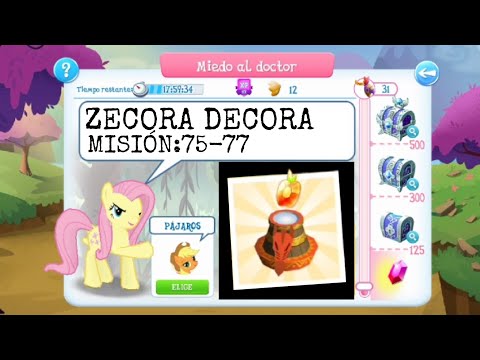 My little pony Gameloft misión 75-77 - ZECORA DECORA