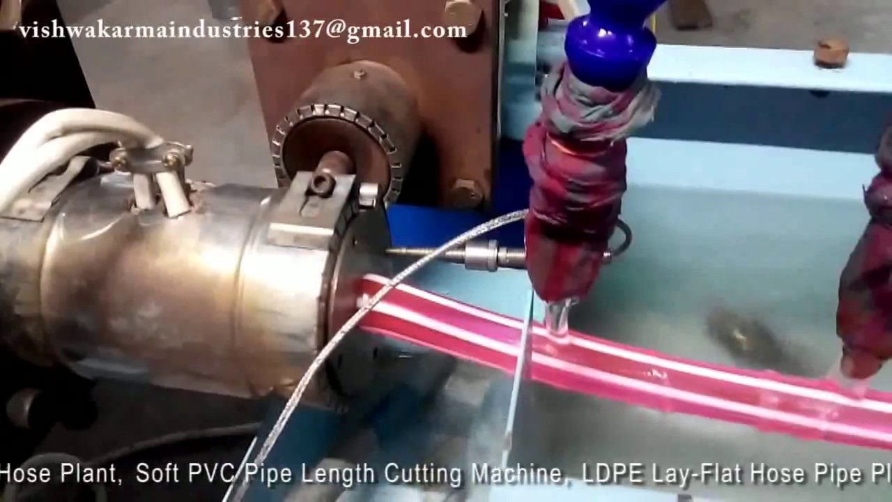 PVC Transparent Zebra Pipe Plant / PVC Garden Pipe making Machine
