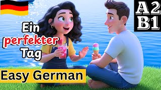 LEARN GERMAN: Ein Tag ohne Stress! Easy German Story (Eng Subtitles)