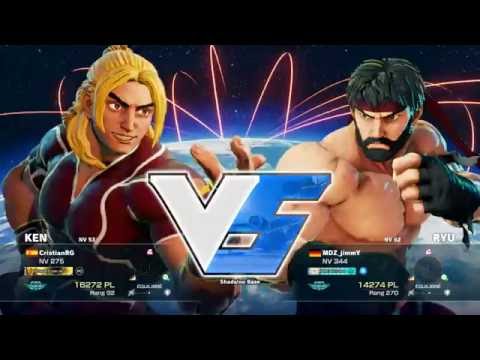 CristianRG ( Ken ) VS MDZ_JimmY ( Ryu ) HD 1080p 60fps - Street Fighter 5