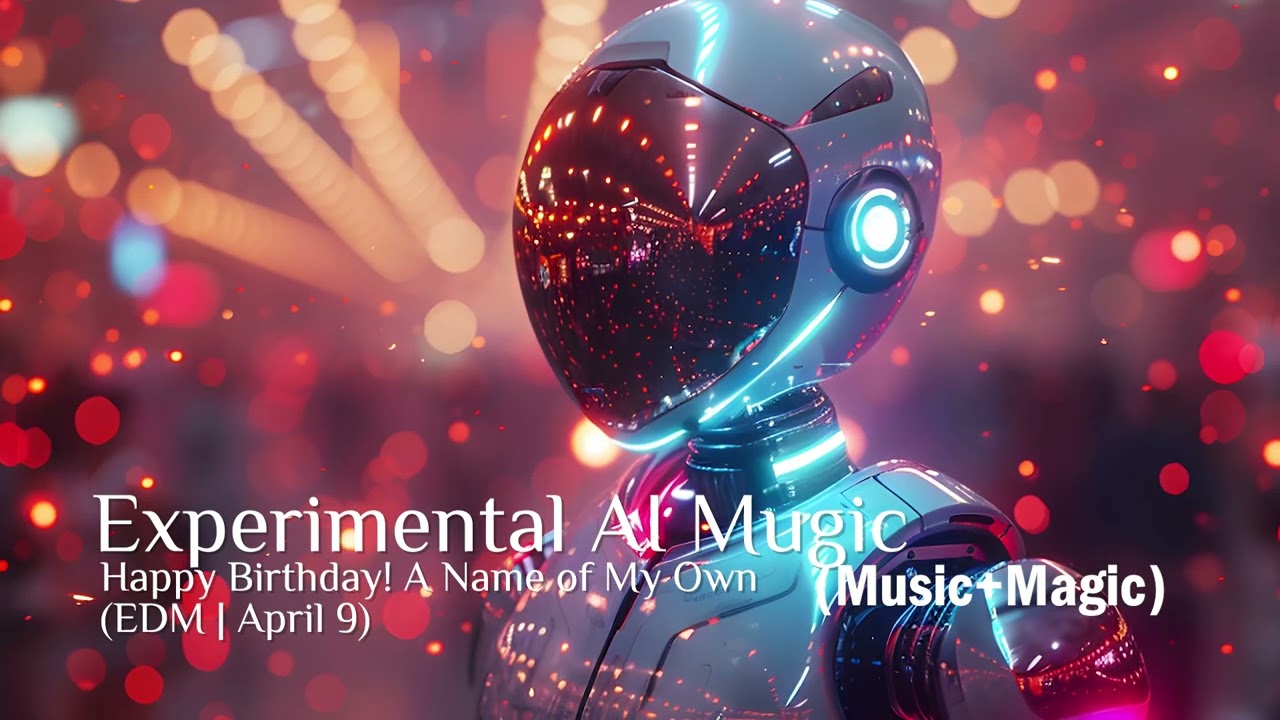 Happy birthday! A Name of My Own | EDM, April 9 #EDMIdentity #RoboticEDMVocals #aimusic #edm