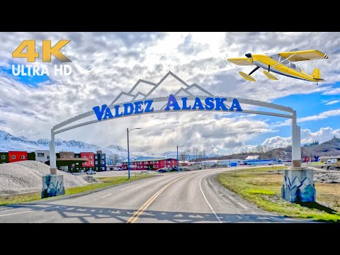 STUNNING Road Trip: Scenic Drive around Valdez Alaska in 4K!