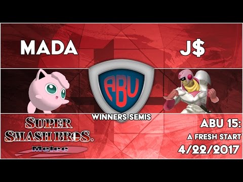ABU 15: Mada (Puff) vs. J$ (Falcon) - SSBM Singles Winners Semis