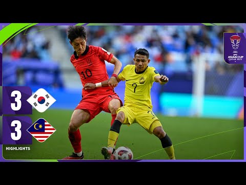 South Korea 3-3 Malaysia