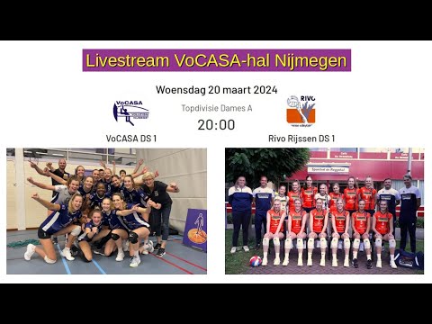 VoCASA D1 - Rivo Rijssen D1 (20 mrt 2024) Topdivisie Dames Volleybal