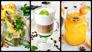 Согревающие НАПИТКИ ☆ Рецепт МЯТНОГО сиропа ☆ Чай с ИМБИРЕМ ☆ ОБЛЕПИХОЙ