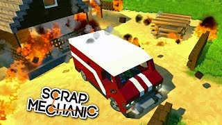 🔥 ГАЗОВЩИКИ СОЖГЛИ ДОМ ФЁДОРОВИЧА 🏡 МУЛЬТИК в Scrap Mechanic !!! СКАЧАТЬ СКРАП МЕХАНИК !!!