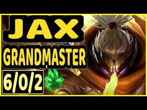 POSS (JAX) - 6/0/2 KDA GAMEPLAY - KR Ranked GRANDMASTER