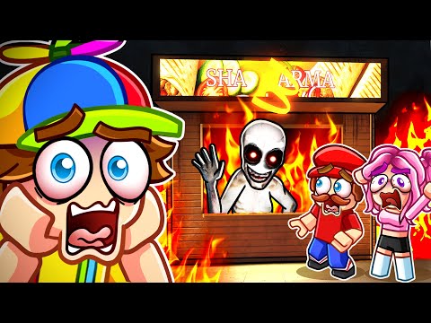 Using OP ADMIN COMMANDS To Prank My Friends In Shawarma Kiosk!