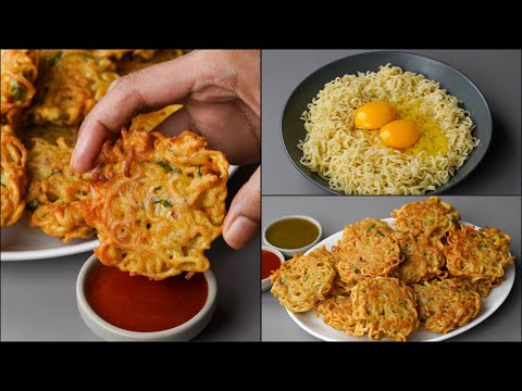 I Combined Noodles With Egg & Make This Crispy Snacks Recipe | Best Homemade Evening Snacks Recipe