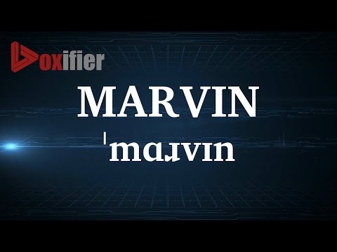 English Pronunciation of Marvin - Voxifier.com