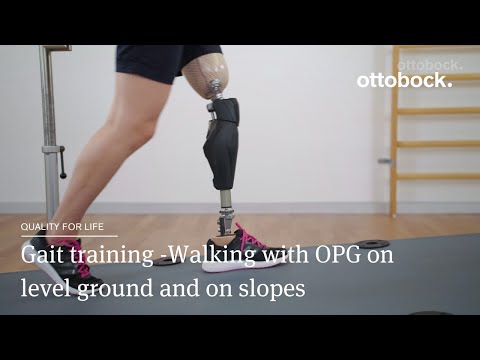 Genium/ Genium X3 gait training -Walking with OPG on level ground and on slopes | Ottobock