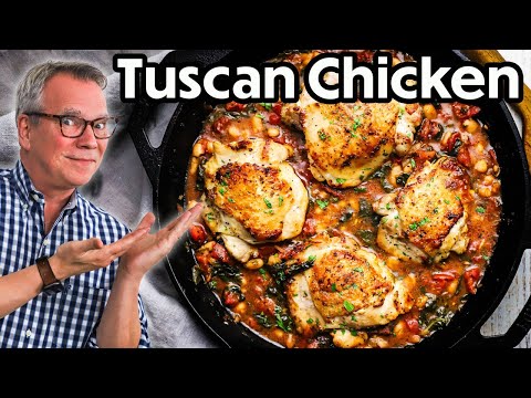 EASY One-Pot Tuscan Chicken