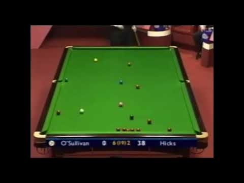 Ronnie O'Sullivan best "shot to nothing" of all time! WC 2001