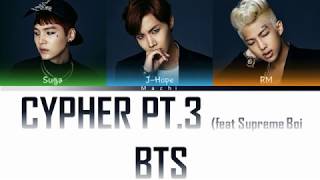 BTS (방탄소년단) (Rap Line) - Cypher pt.3: KILLER (feat. Supreme Boi) | Color Coded Lyrics |  Han/Rom/Eng