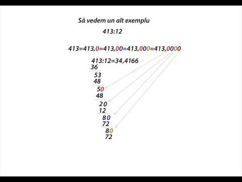 împartirea fracțiilor zecimale