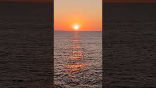 J&D on the sea#travel #carribean #sunset #sunsetocean #cruiseship #flat earth #lifeisbutadream