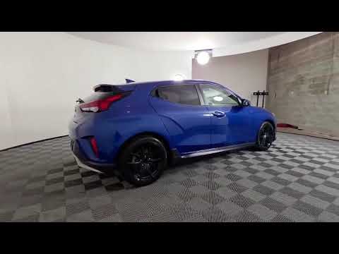 2019 Hyundai Veloster Turbo Auto in Blue for sale at Murray Mazda in Chilliwack, BC