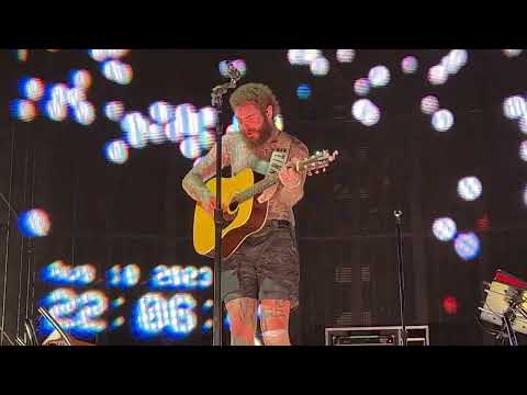 Post Malone - Feeling Whitney (Live) 4K