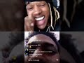 King Von Having A Roast Battle With NLE Choppa On Ig Live