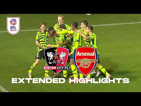 FIVE STAR GUNNERS! | Exeter City v Arsenal U21 EFL Trophy extended highlights