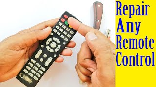 How to repair any remote control  easily at home
