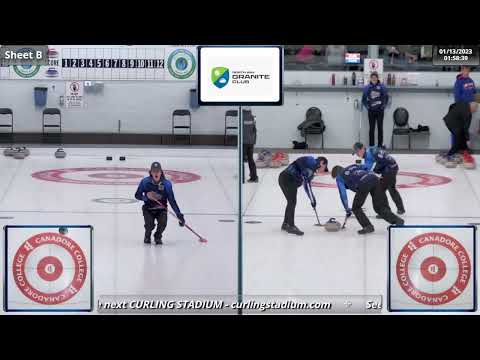 Evan Robert vs. Kamdyn Julien - Draw 5 - Xplore U18 Boys Northern Ontario Provincials