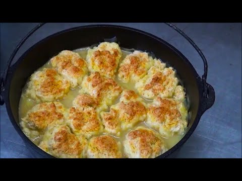 30 Minute Dutch Oven Chicken Biscuits