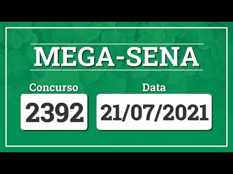 Capa de MEGA-SENA 2392