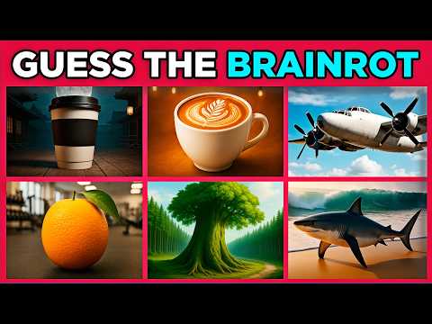 ☕🪵🦈 GUESS THE BRAINROT - NORMAL EDITION | 35 Italian Meme Challenges | 🐵#monkeequiz