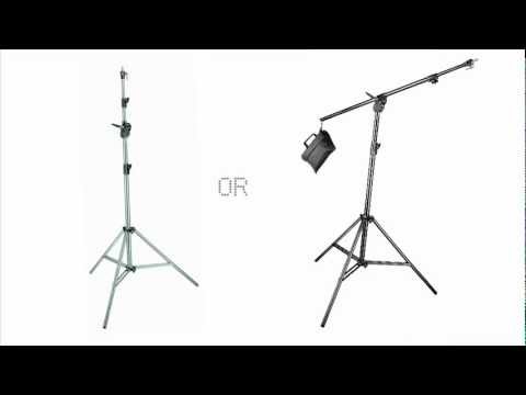 Apšvietimo stovas - Manfrotto COMBI BOOM aliuminis 392cm video