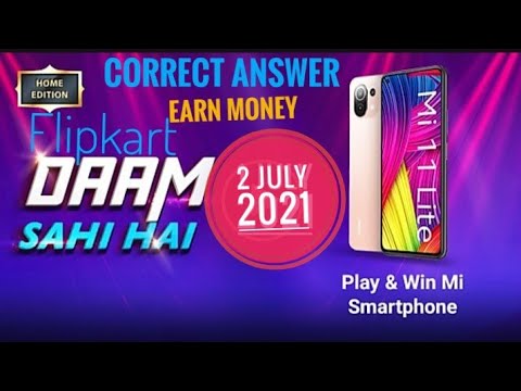 S2E57: Premium Laptops || 2 July 2021, Flipkart Correct Answer || Daam Sahi Hai.