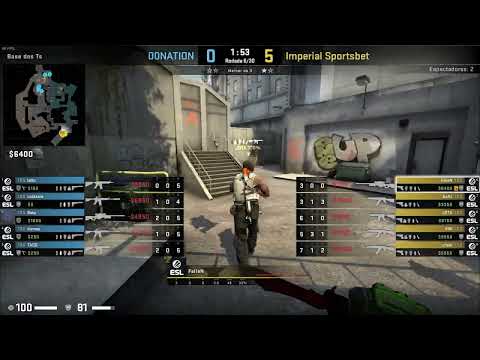Pov csgo demo FalleN (24/12) Imperial vs 00NATION - Overpass (ESL Pro League 19/01/2023)