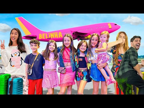 DE PIJAMA A VESTIDO DE FESTA NA VIAGEM COM A BELINHA ★ FAMÍLIA MASUDINHA ★