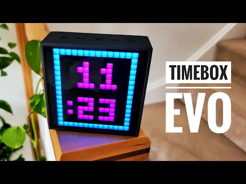 Divoom Timebox-Evo - Amazing Pixel Art Display Bluetooth Speaker & Alarm Clock