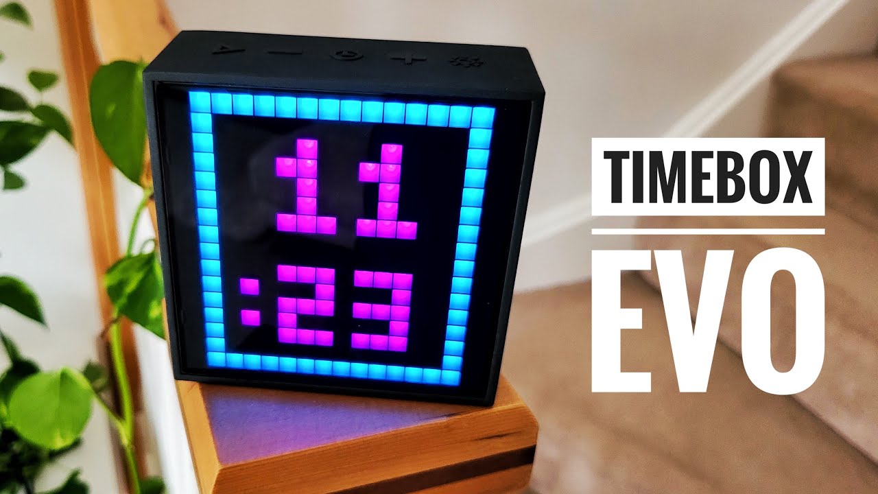 Divoom Timebox-Evo - Amazing Pixel Art Display Bluetooth Speaker & Alarm Clock