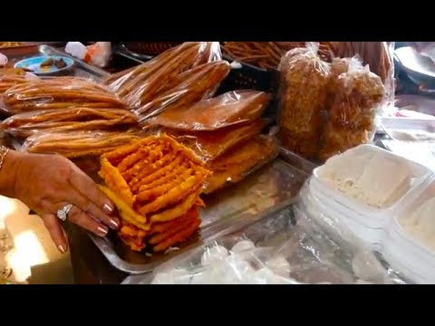Cambodian Food Tour - Amazing Village Food Factory At Oudong
