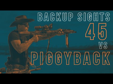 Backup Sight Setup - Canted vs 12 O’Clock
