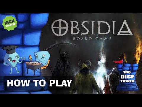 Obsidia Board Game - A Kickstarter How to Play with Stella & Tarrant.